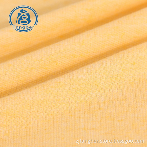 High quality knit polyester cotton french terry